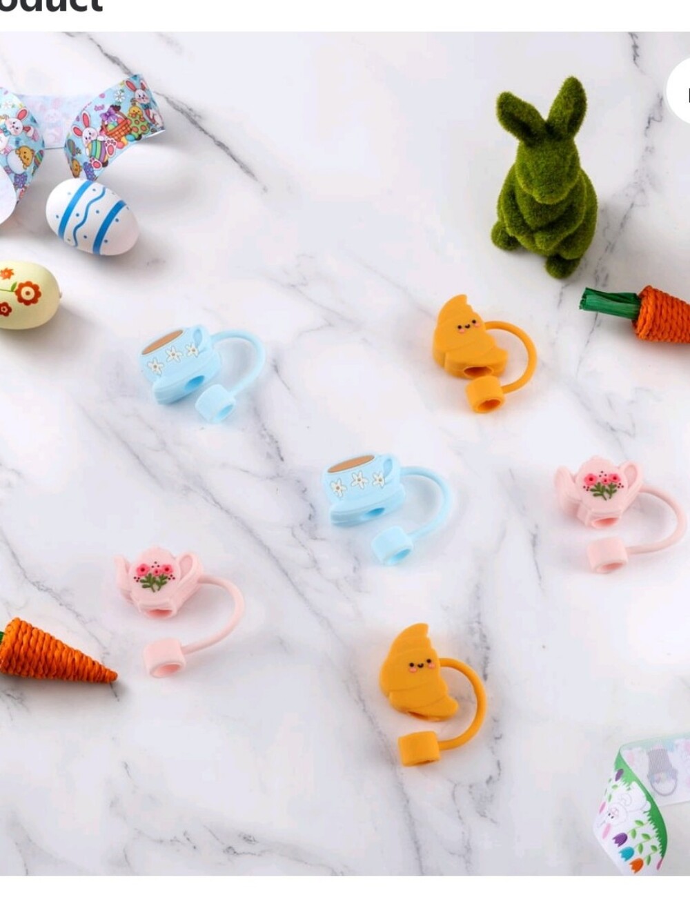 CWC 6-piece straw topper set